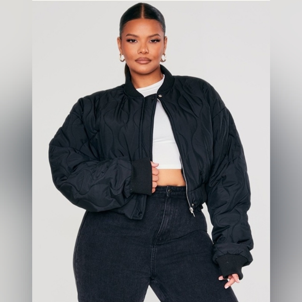 Black Quilted Women's Jacket